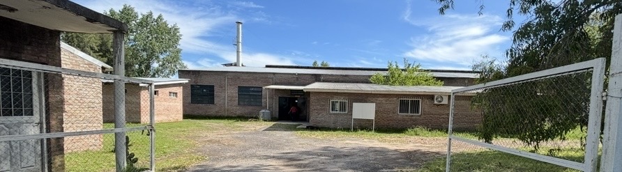 Ingreso a la planta de Fundición Navarro en el parque industrial