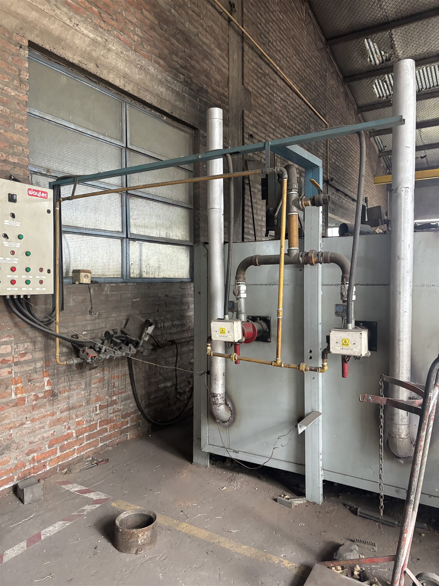 Horno de tratamientos térmicos, panel de control